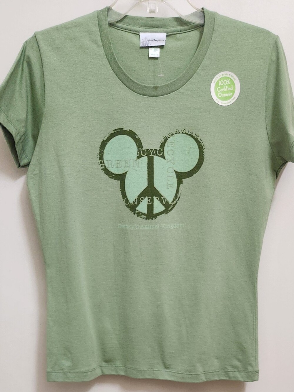 **BRAND NEW** Disney Animal Kingdom Mickey Mouse Childs ORGANIC COTTON Top Shirt